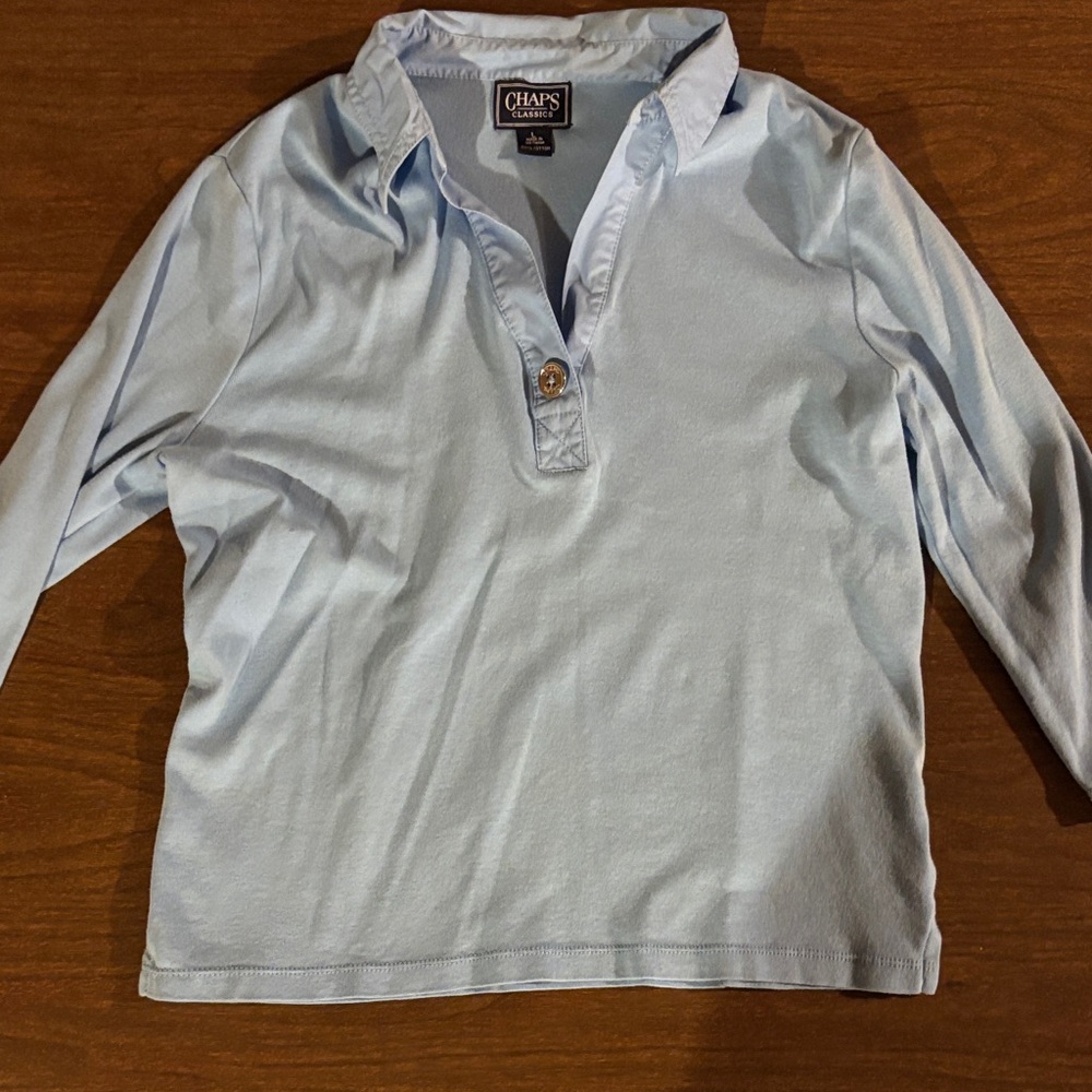 Chaps Kids Sky Blue Polo Shirt